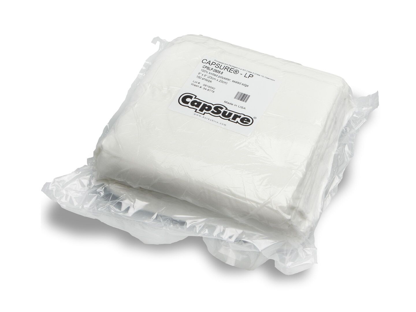 CapSure LP 9x9 wipes