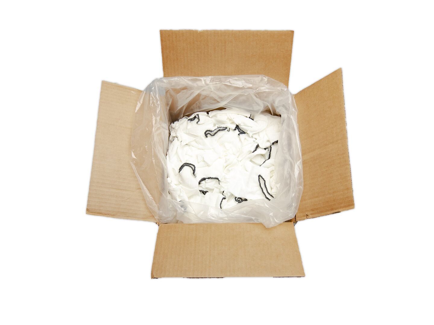 BCR® Nylon Half Finger Glove Liners Large Case BGL6.200LB