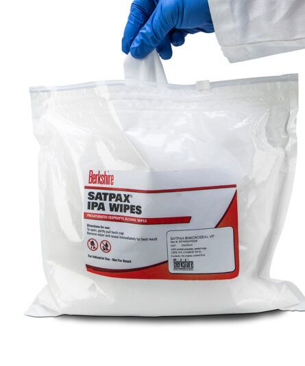SPXMSVP0028P SatPax® 9x9 100% IPA Presaturated Wiper - Berkshire
